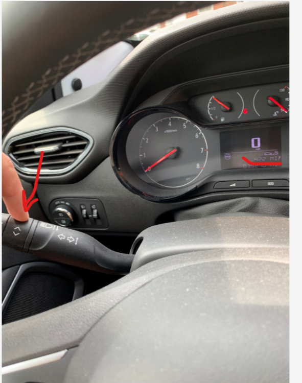 Driver information centre wheel not working Vauxhall Crossland